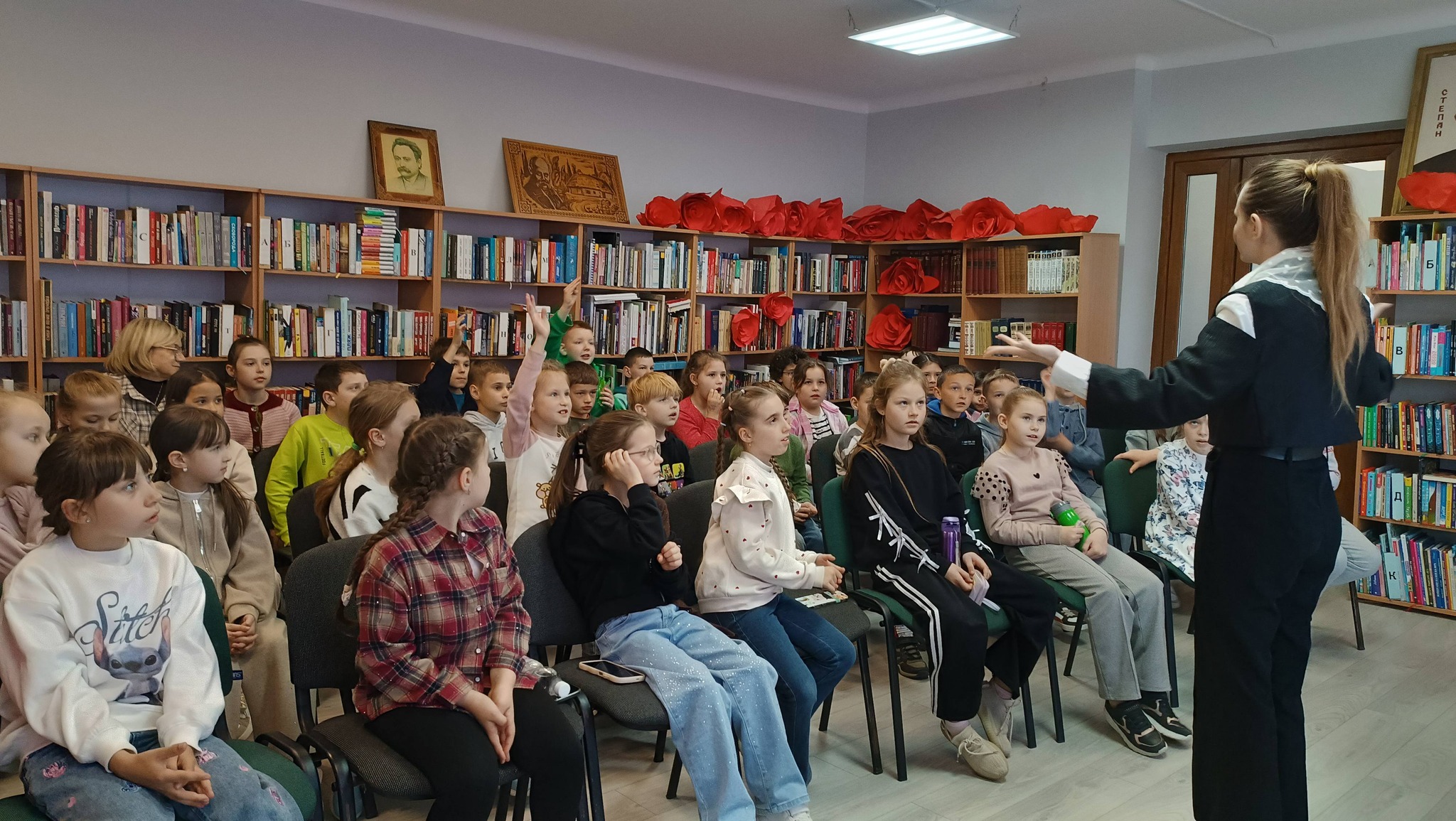 До Зимноводівської публічної бібліотеки завітала дитяча письменниця Оля Вовк